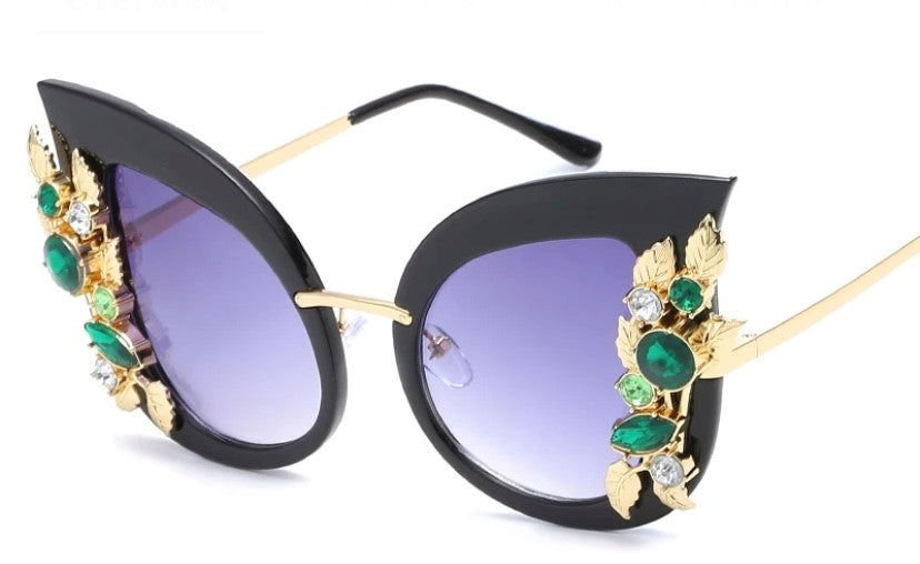 Luxury Retro Cat Eye Sunglasses
